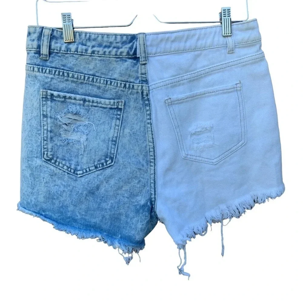 Shein women's size medium distressed shorts